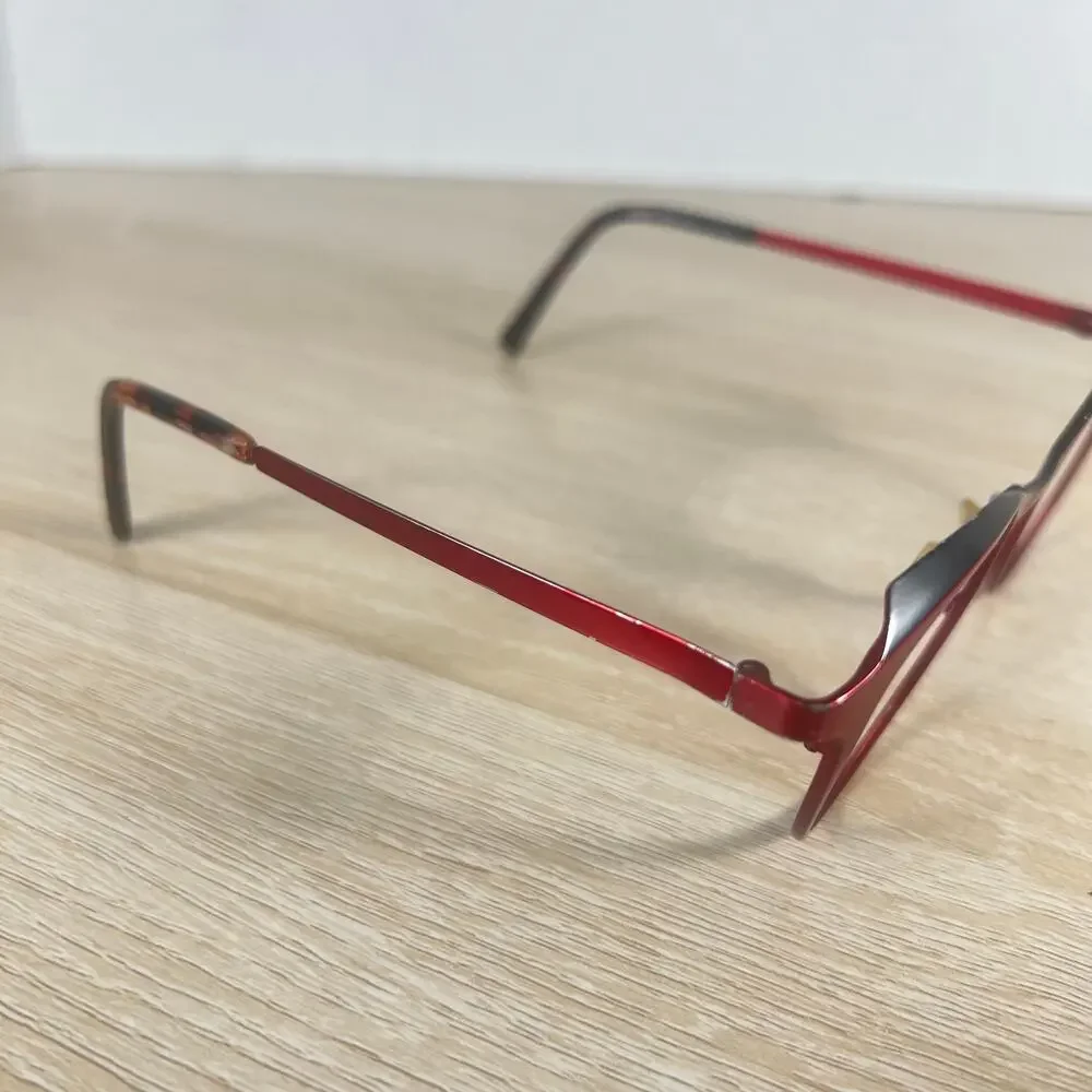 JF Rey JF2757 3000 Red Black Eyeglasses READ DESC 48-18-143 Frames Only